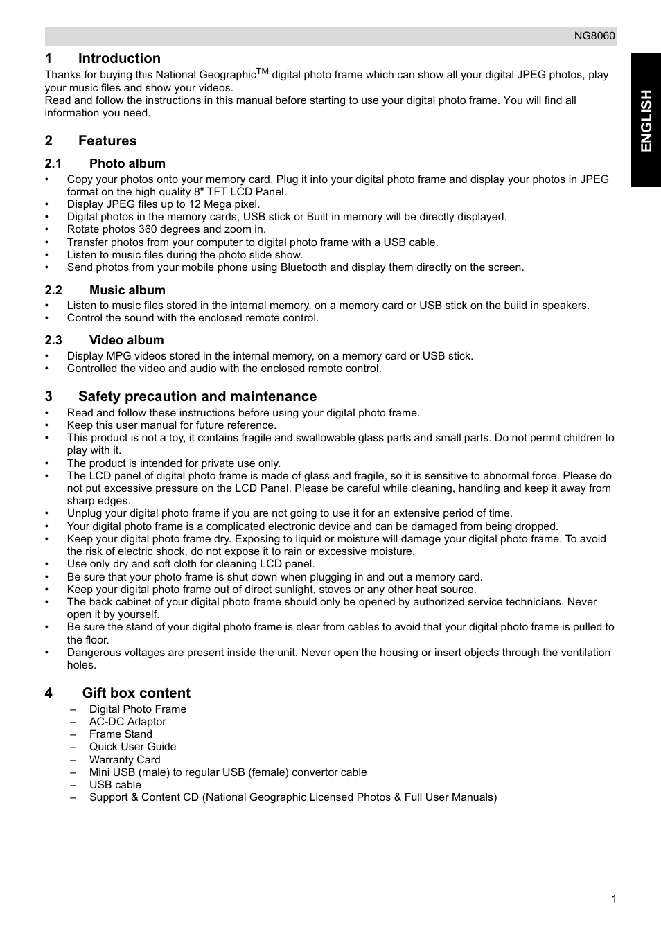 Topcom NG8060 User Manual | 10 pages