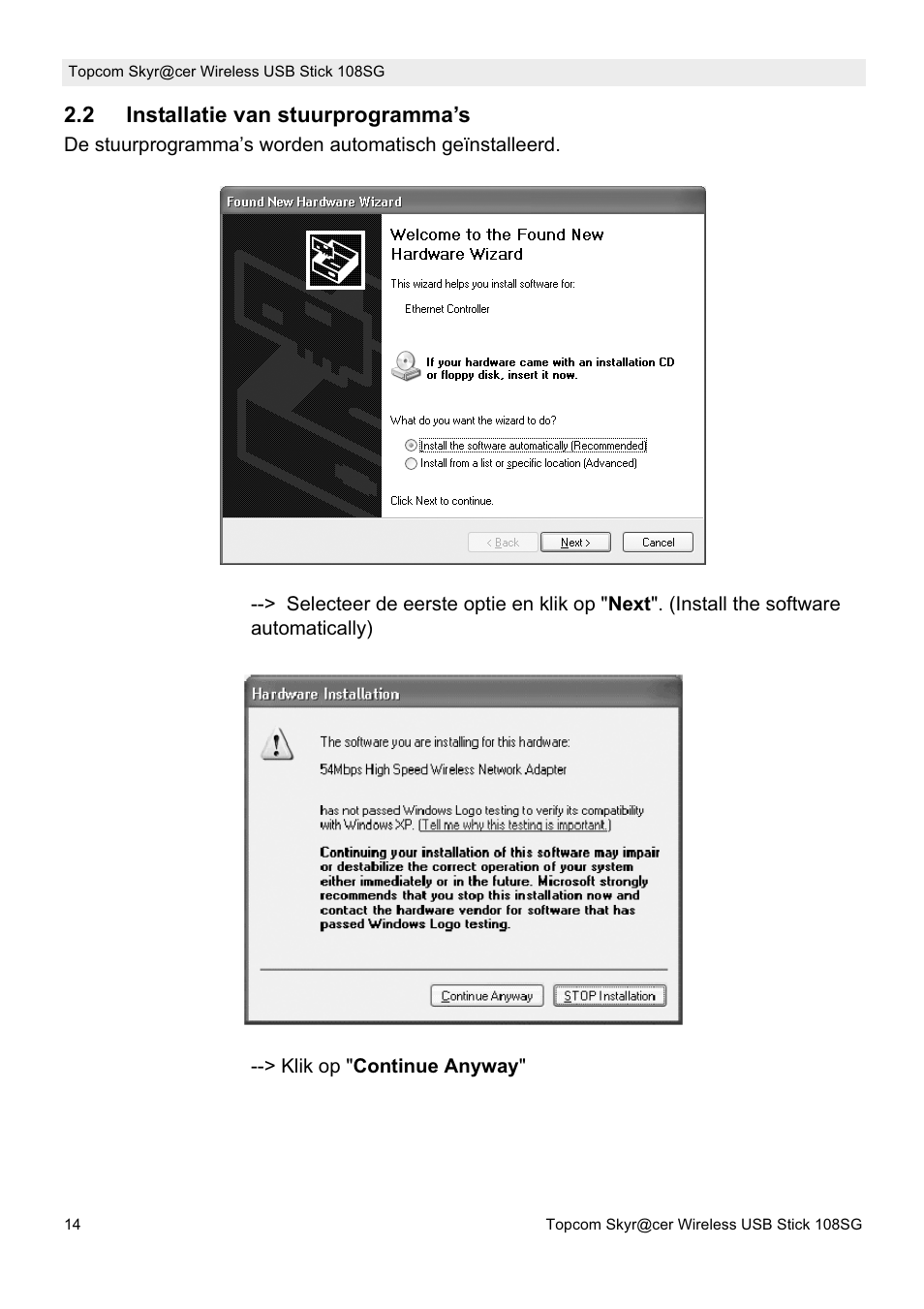 Topcom SKYR@CER 8144827 User Manual | Page 14 / 76