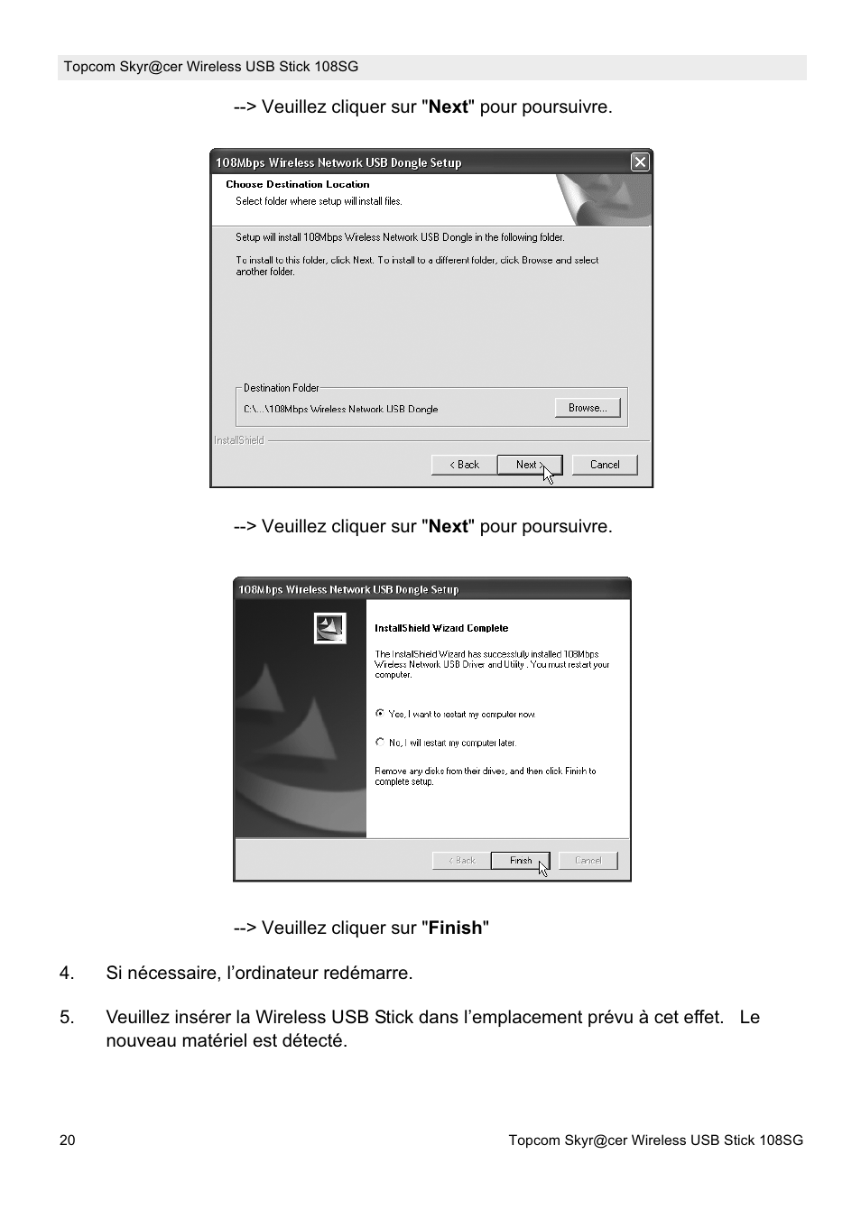 Topcom SKYR@CER 8144827 User Manual | Page 20 / 76