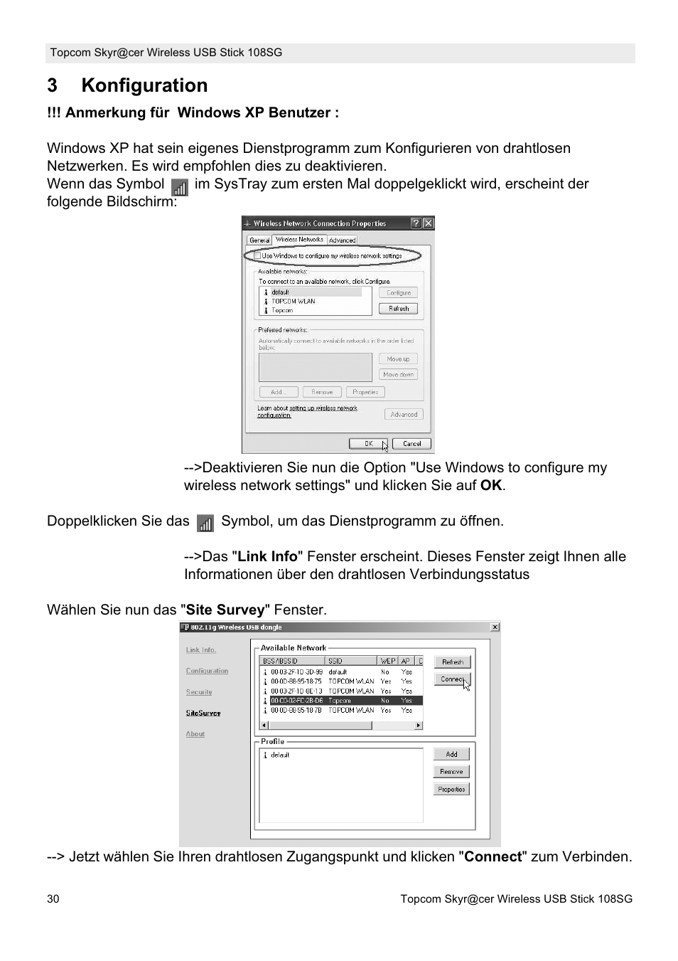 3konfiguration | Topcom SKYR@CER 8144827 User Manual | Page 30 / 76