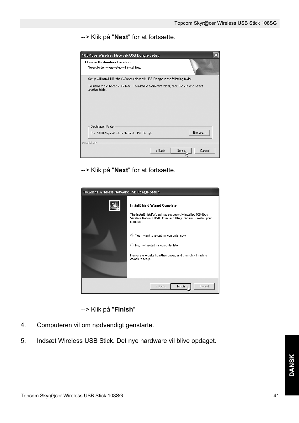 Topcom SKYR@CER 8144827 User Manual | Page 41 / 76