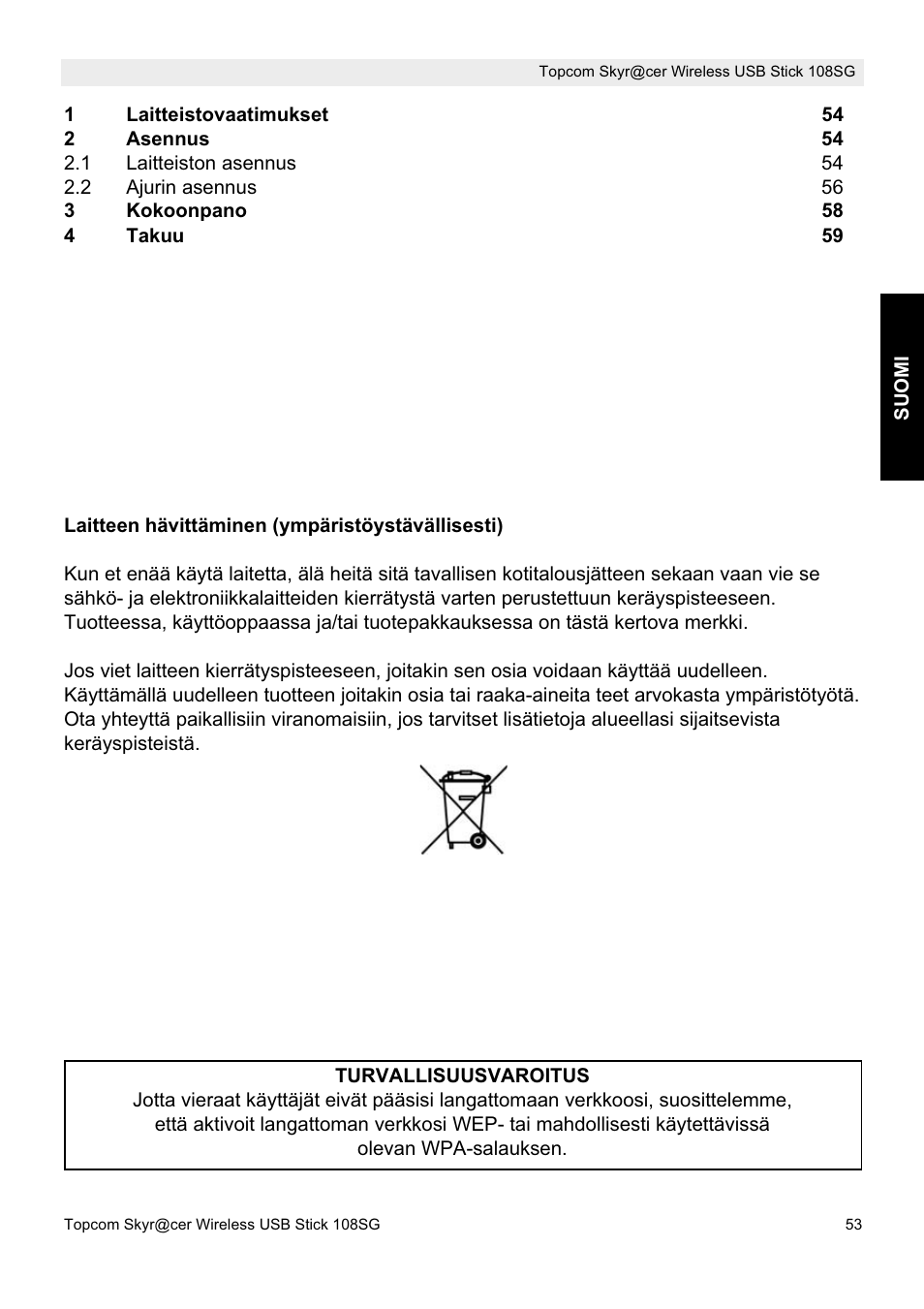 Topcom SKYR@CER 8144827 User Manual | Page 53 / 76