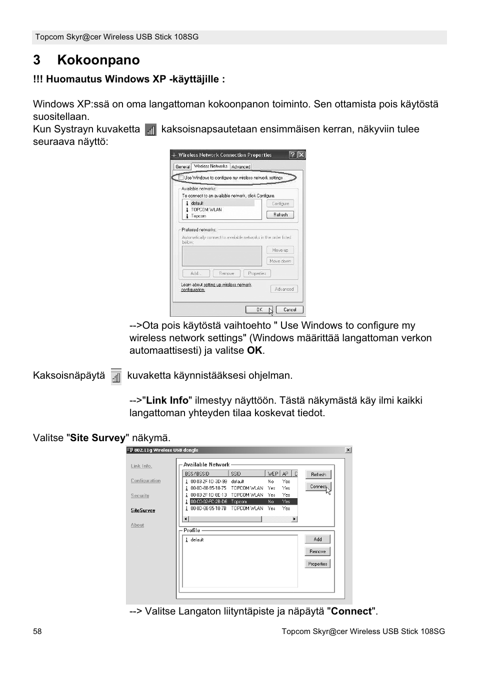 3kokoonpano | Topcom SKYR@CER 8144827 User Manual | Page 58 / 76