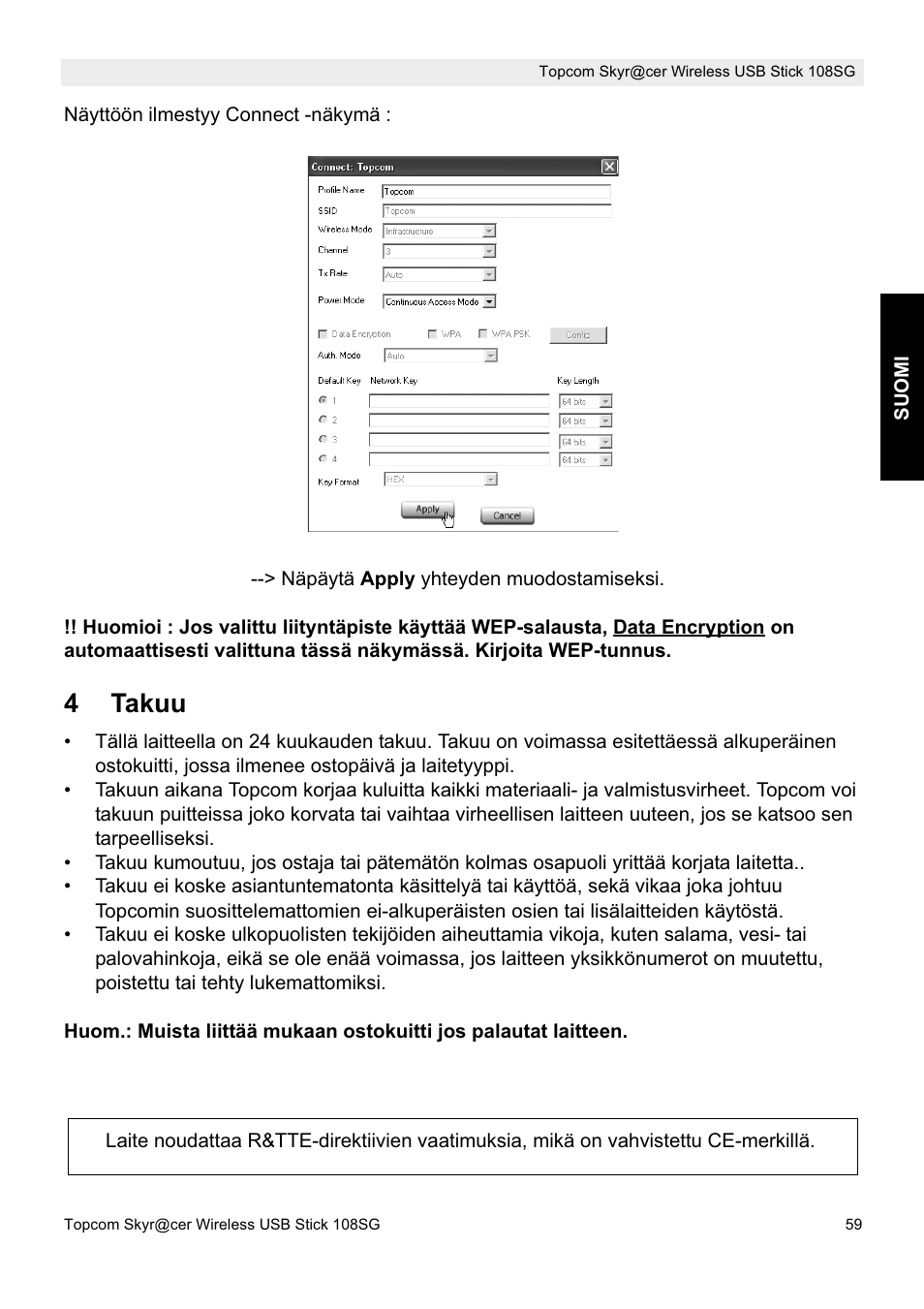4takuu | Topcom SKYR@CER 8144827 User Manual | Page 59 / 76