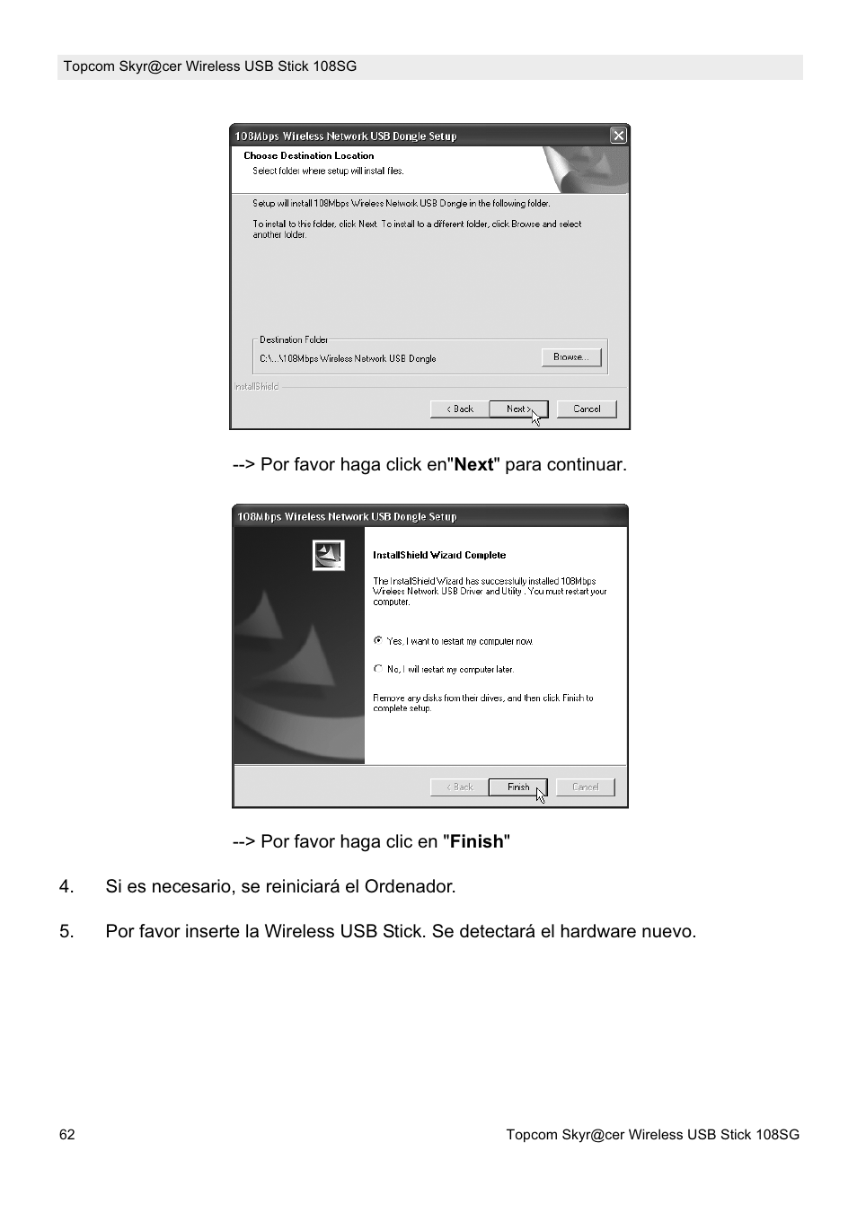 Topcom SKYR@CER 8144827 User Manual | Page 62 / 76