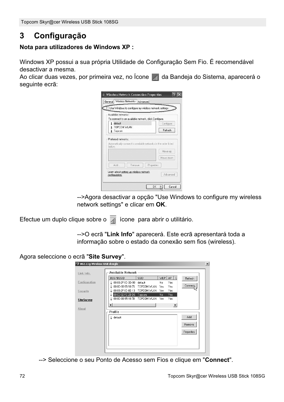 3configuração | Topcom SKYR@CER 8144827 User Manual | Page 72 / 76