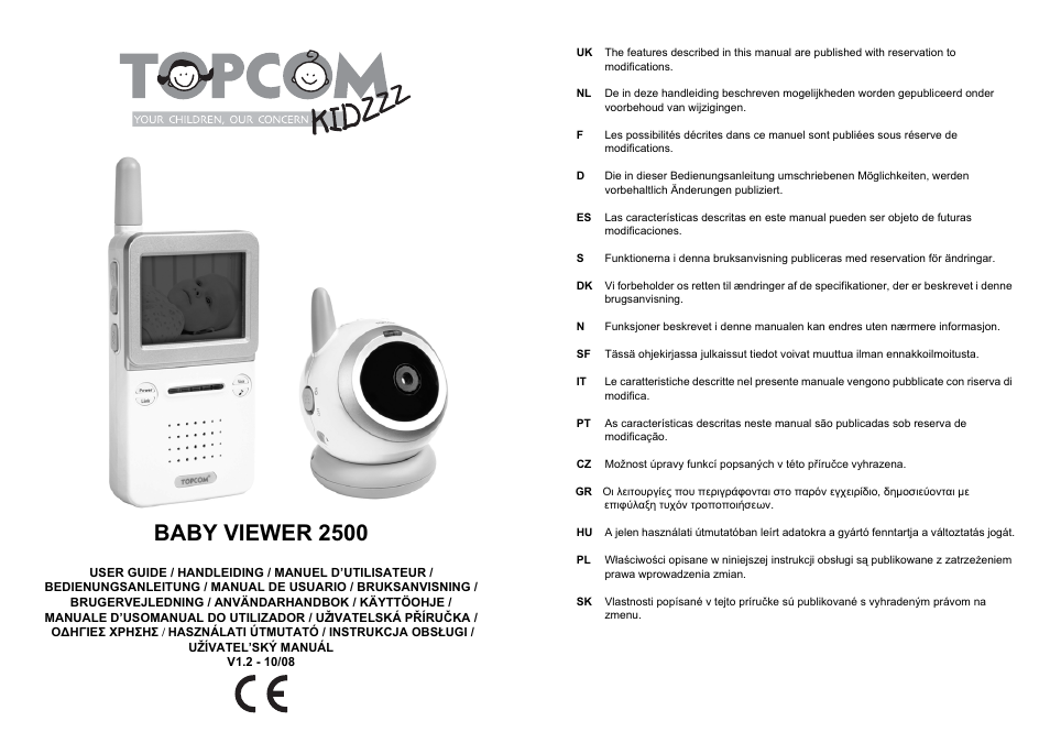 Topcom 2500 User Manual | 104 pages