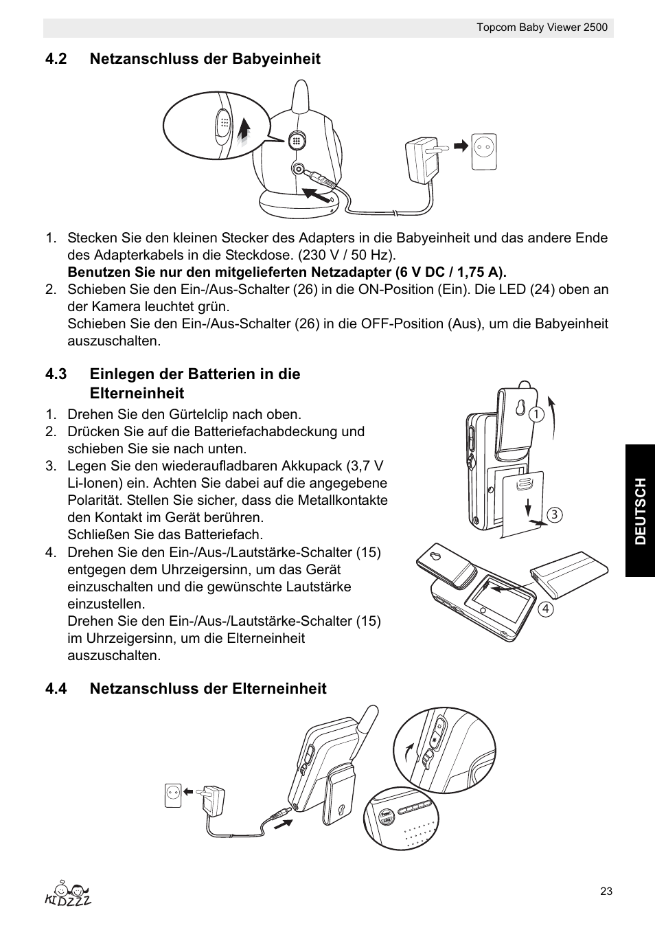 Topcom 2500 User Manual | Page 23 / 104