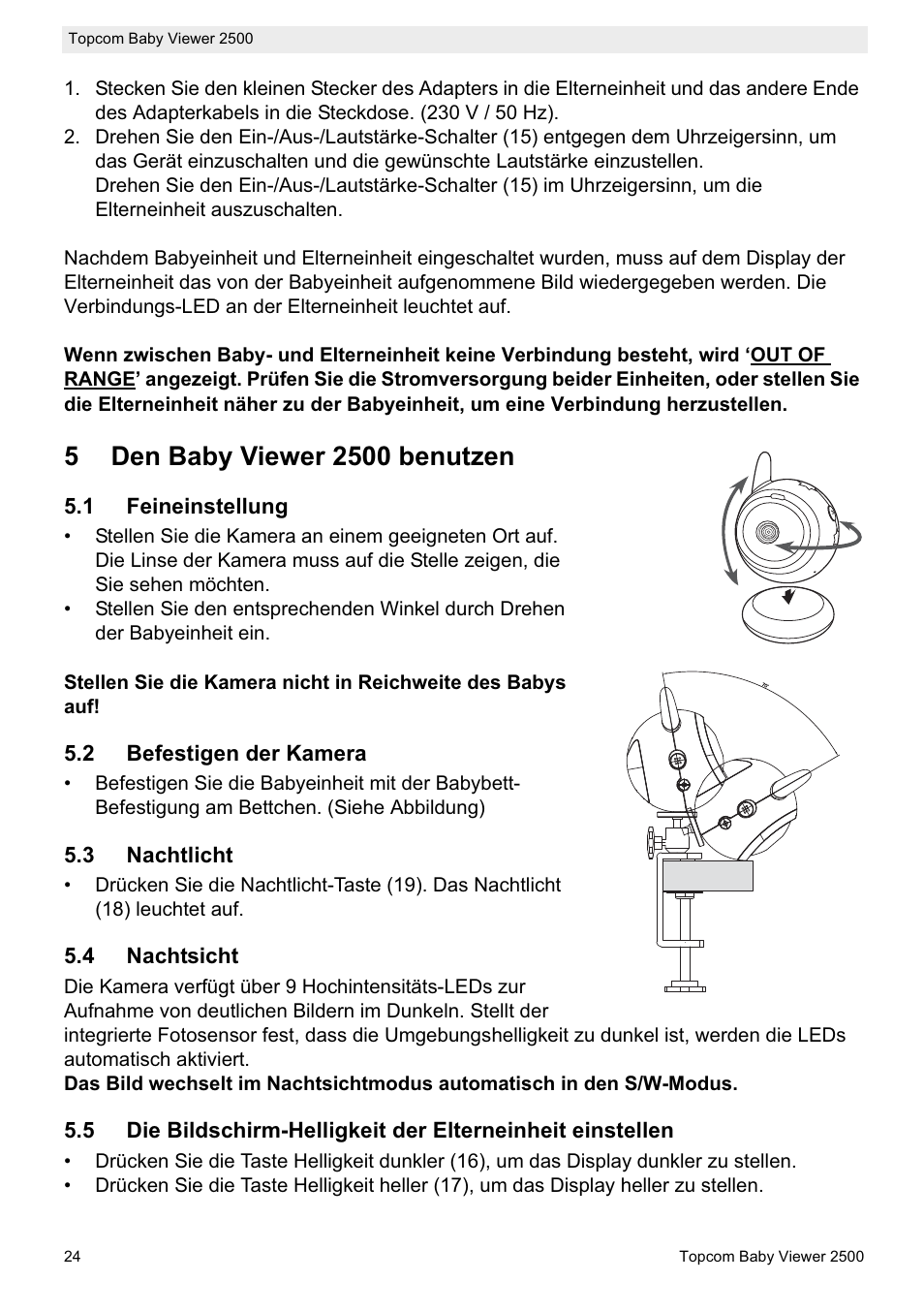 Topcom 2500 User Manual | Page 24 / 104