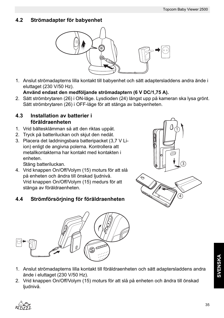 Topcom 2500 User Manual | Page 35 / 104