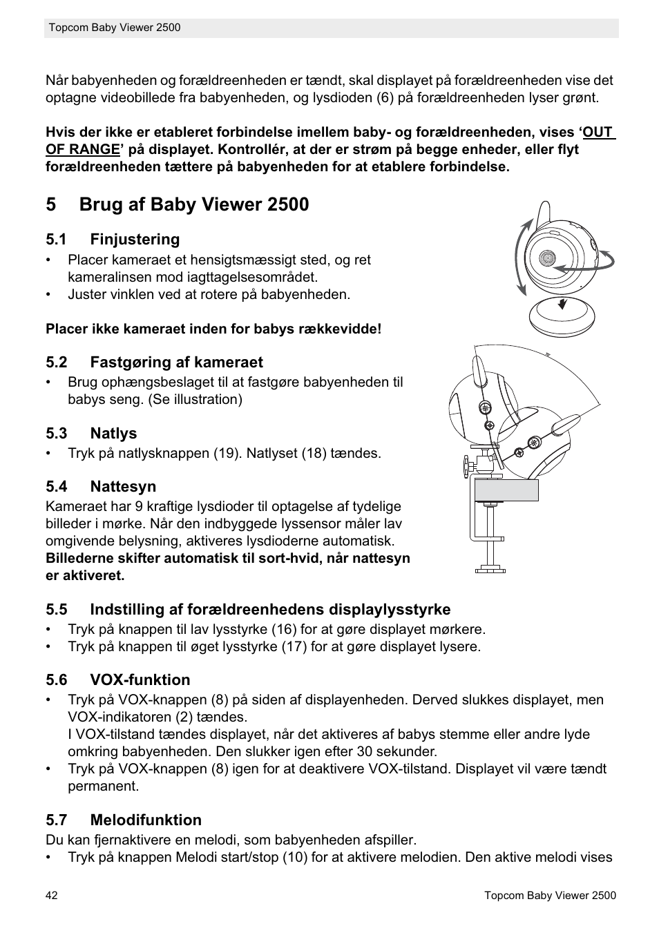 Topcom 2500 User Manual | Page 42 / 104