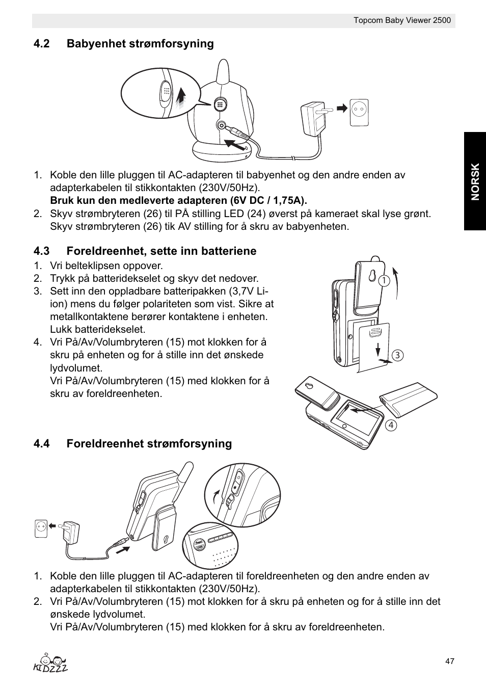 Topcom 2500 User Manual | Page 47 / 104