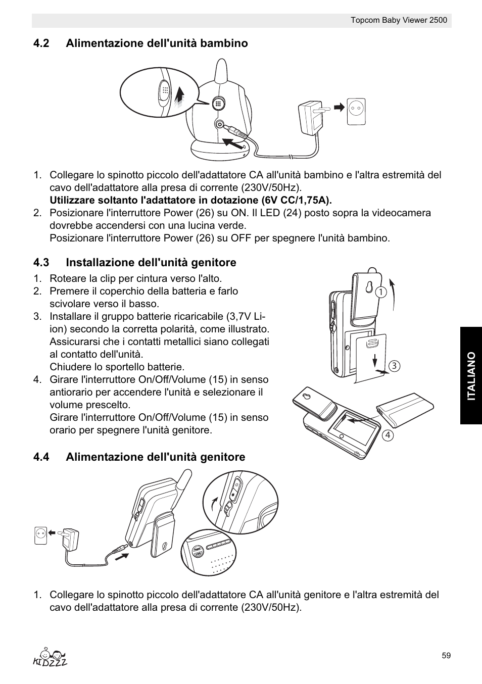 Topcom 2500 User Manual | Page 59 / 104