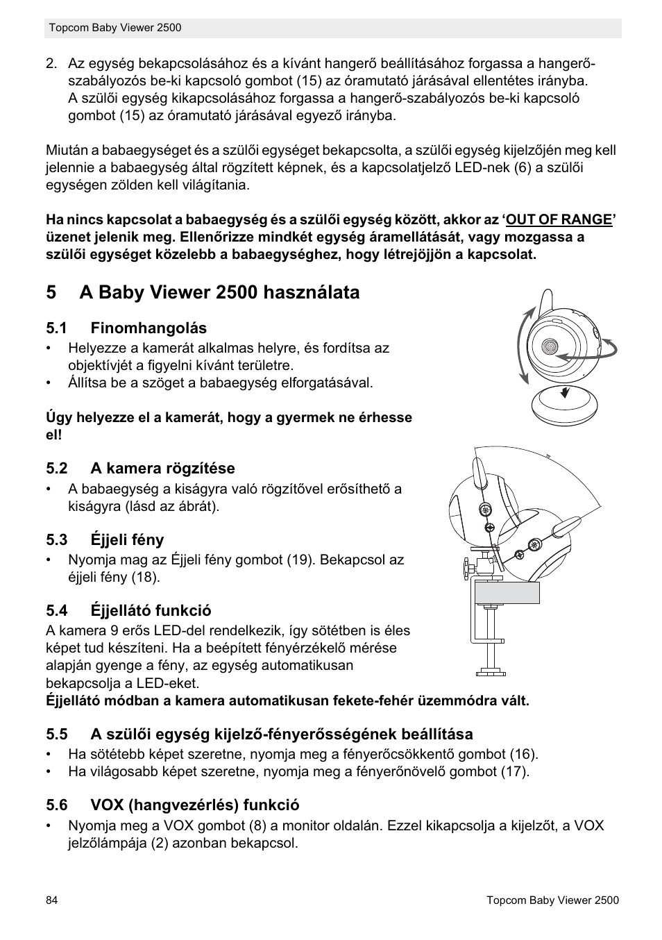 Topcom 2500 User Manual | Page 84 / 104