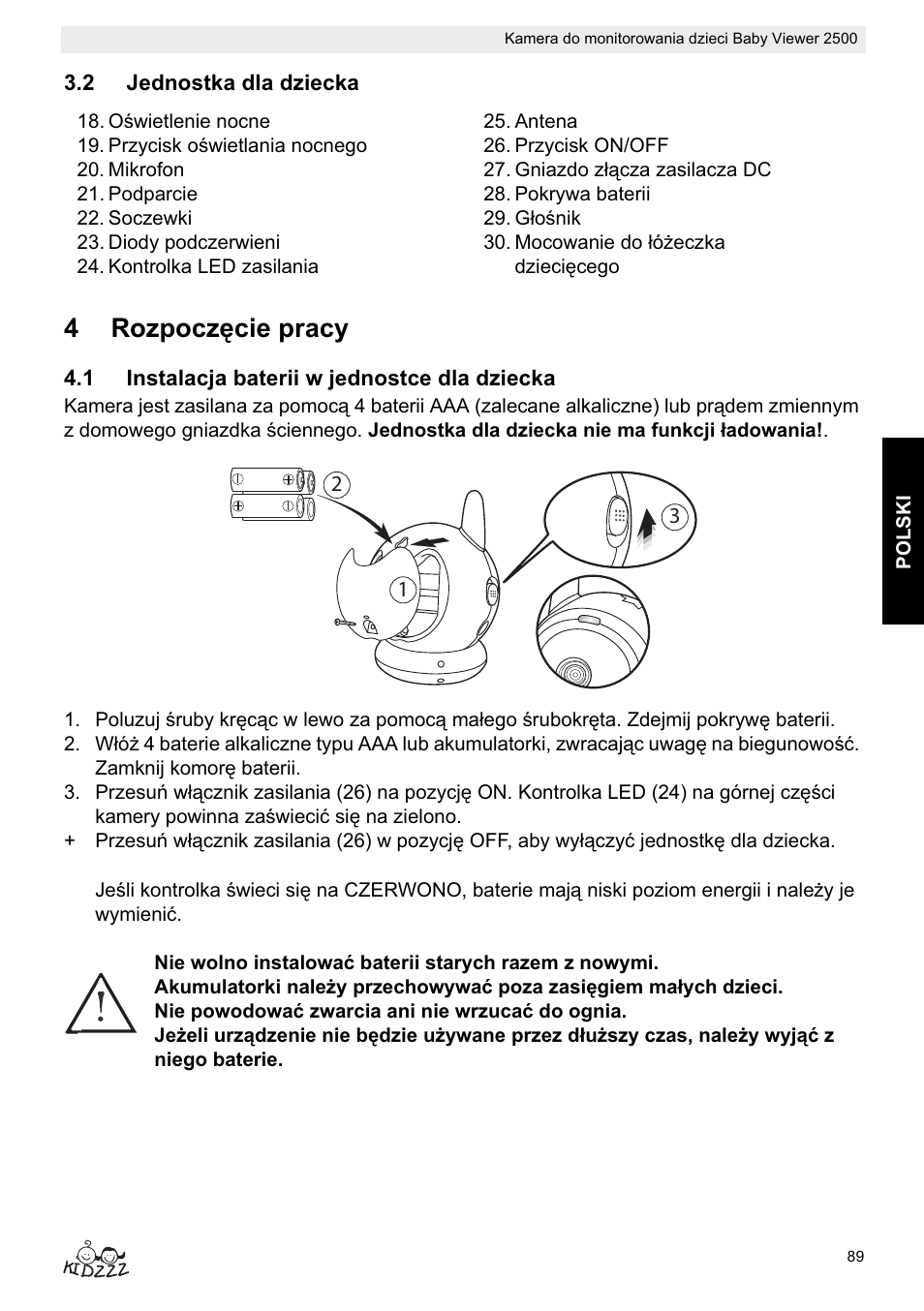 4rozpoczċcie pracy | Topcom 2500 User Manual | Page 89 / 104