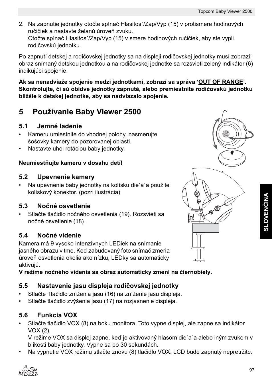 Topcom 2500 User Manual | Page 97 / 104