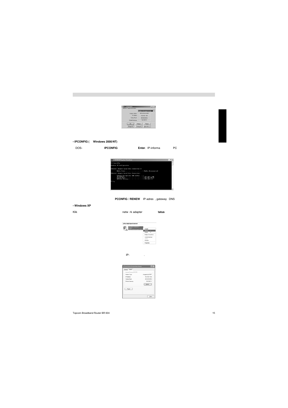 Topcom BR 604 User Manual | Page 15 / 21