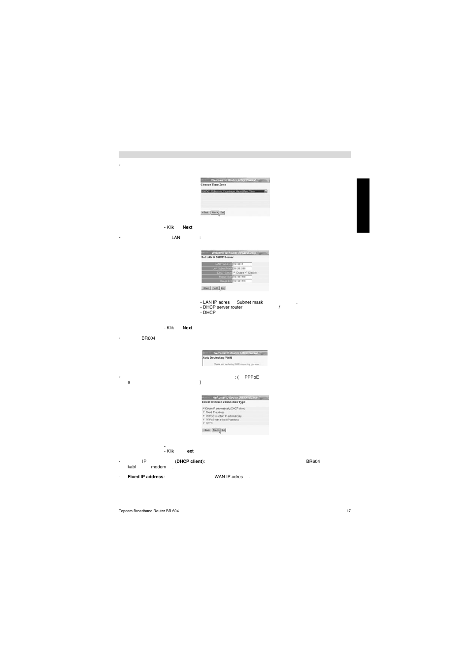 Topcom BR 604 User Manual | Page 17 / 21