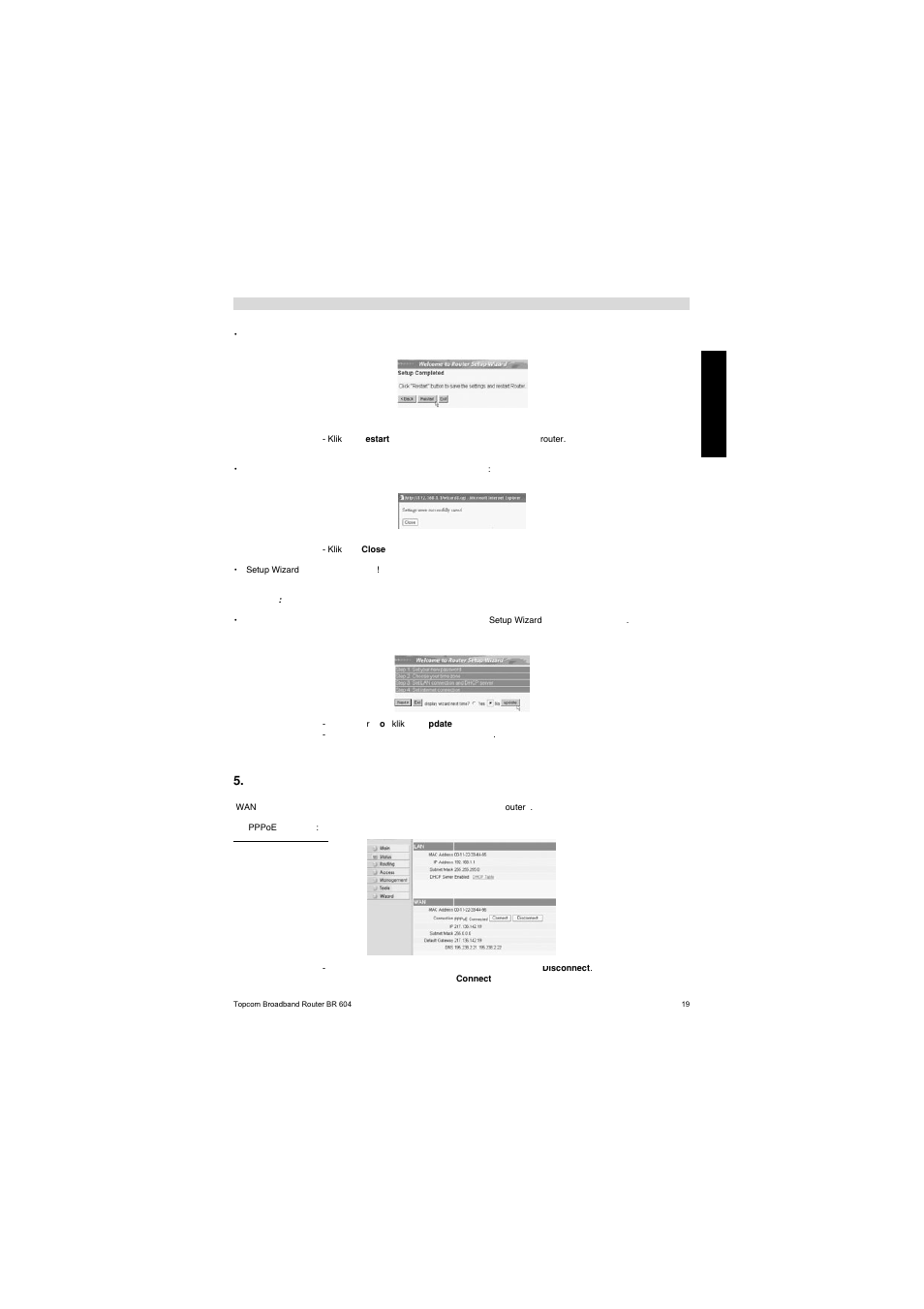 Topcom BR 604 User Manual | Page 19 / 21