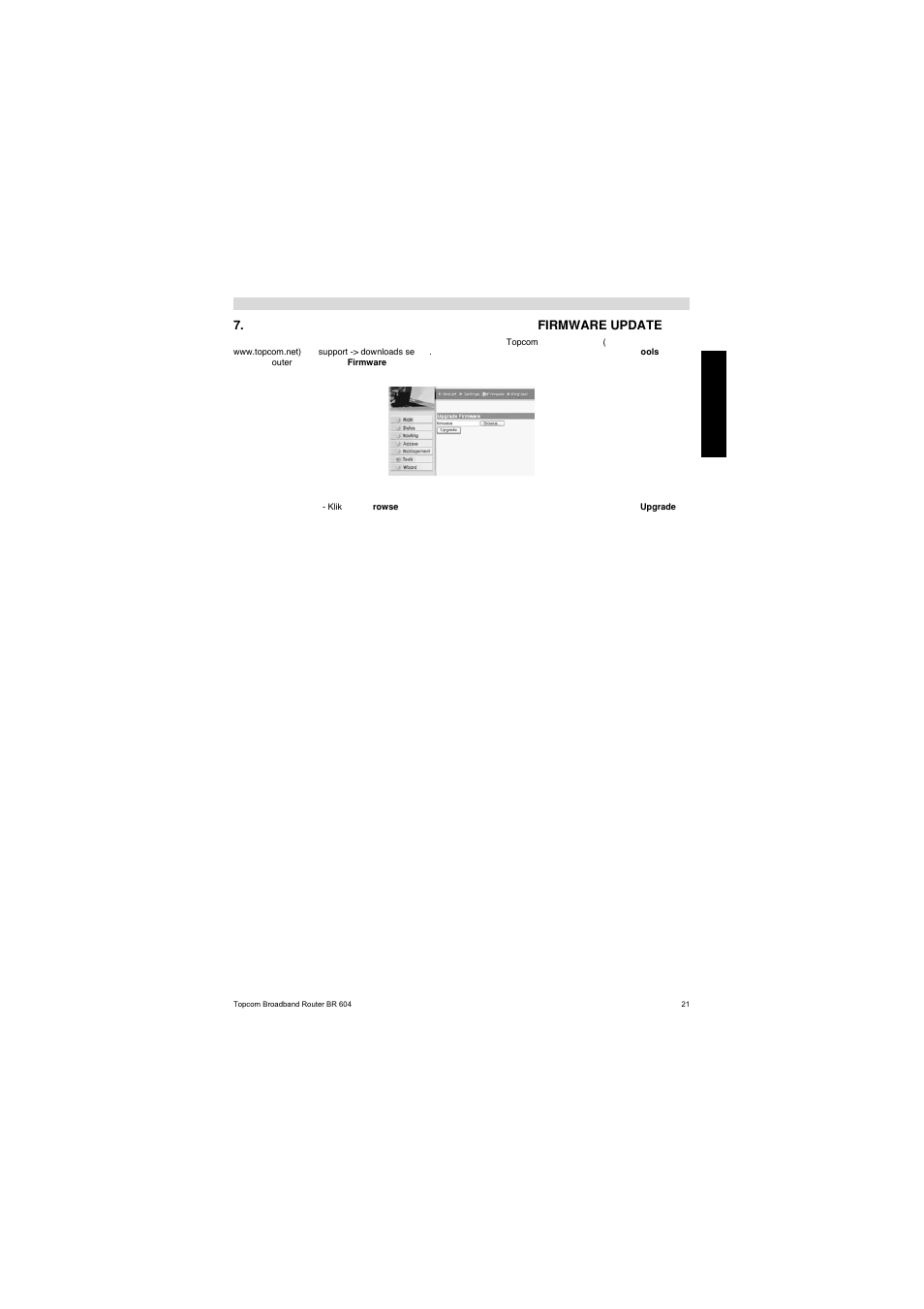 Topcom BR 604 User Manual | Page 21 / 21