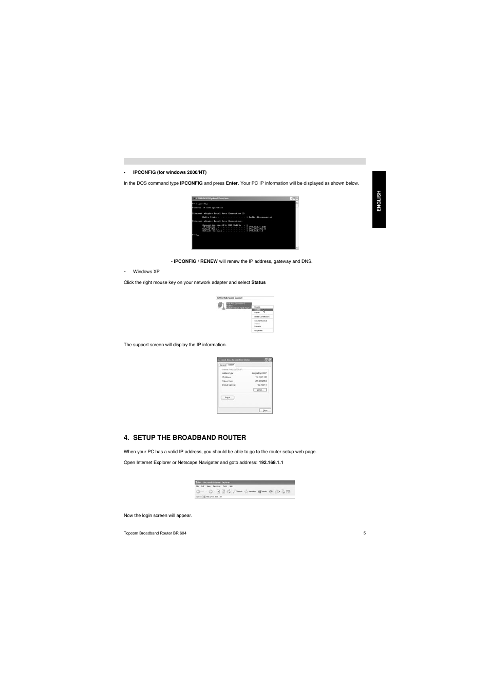 Topcom BR 604 User Manual | Page 5 / 21