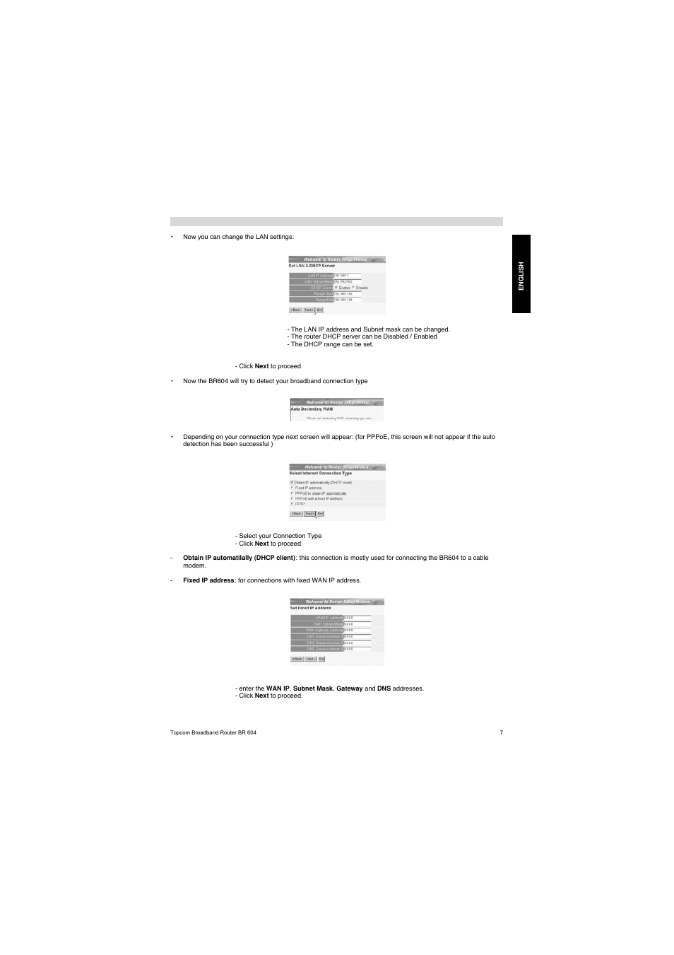 Topcom BR 604 User Manual | Page 7 / 21