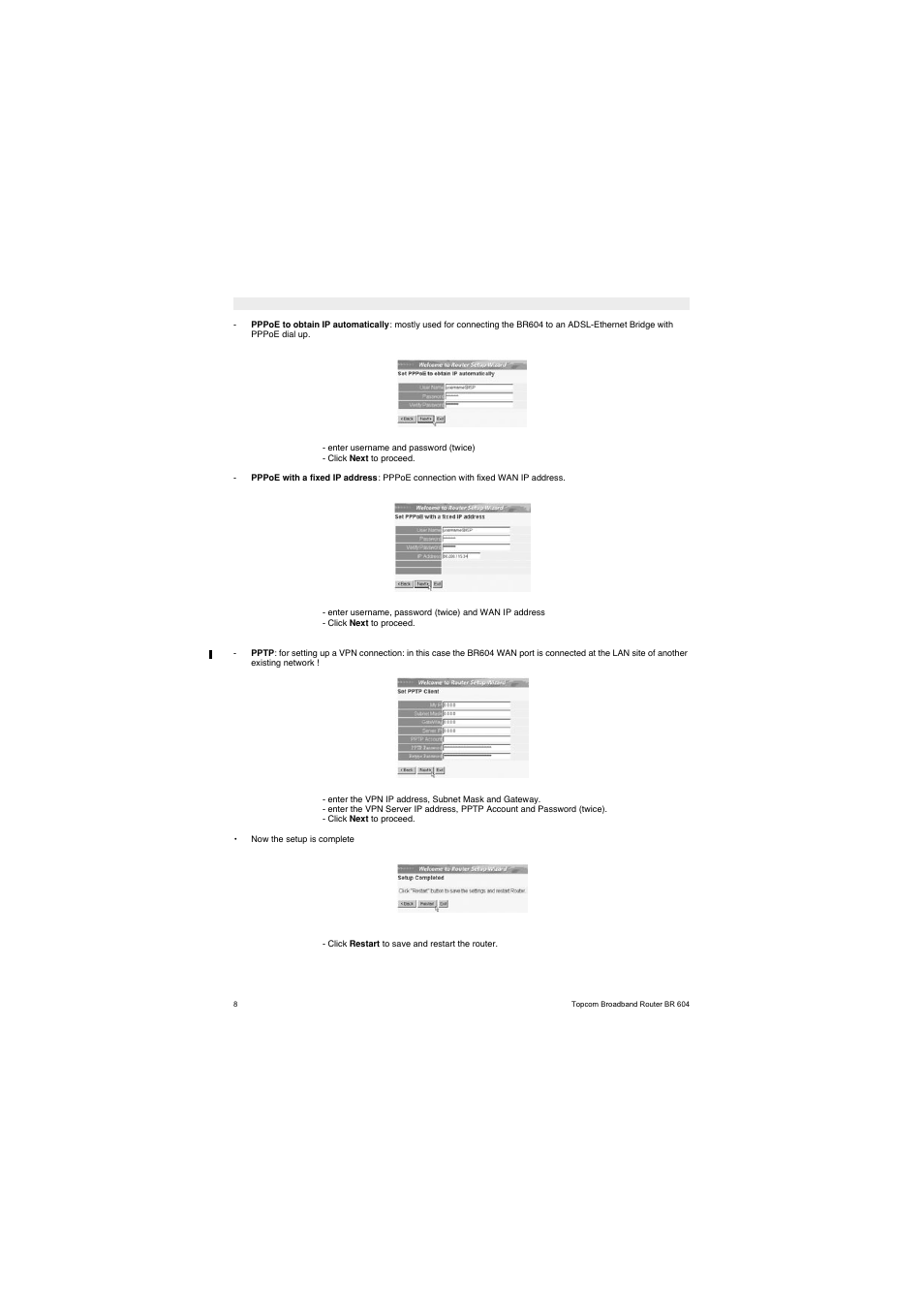 Topcom BR 604 User Manual | Page 8 / 21