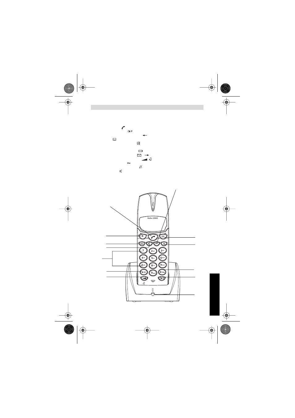 Botones | Topcom BUTLEER 2900 C User Manual | Page 55 / 116