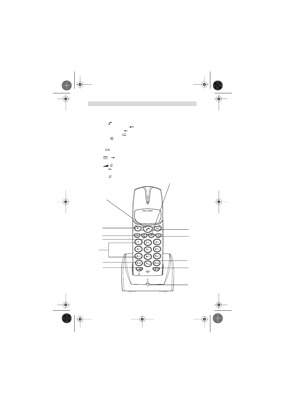 Taster | Topcom BUTLEER 2900 C User Manual | Page 80 / 116