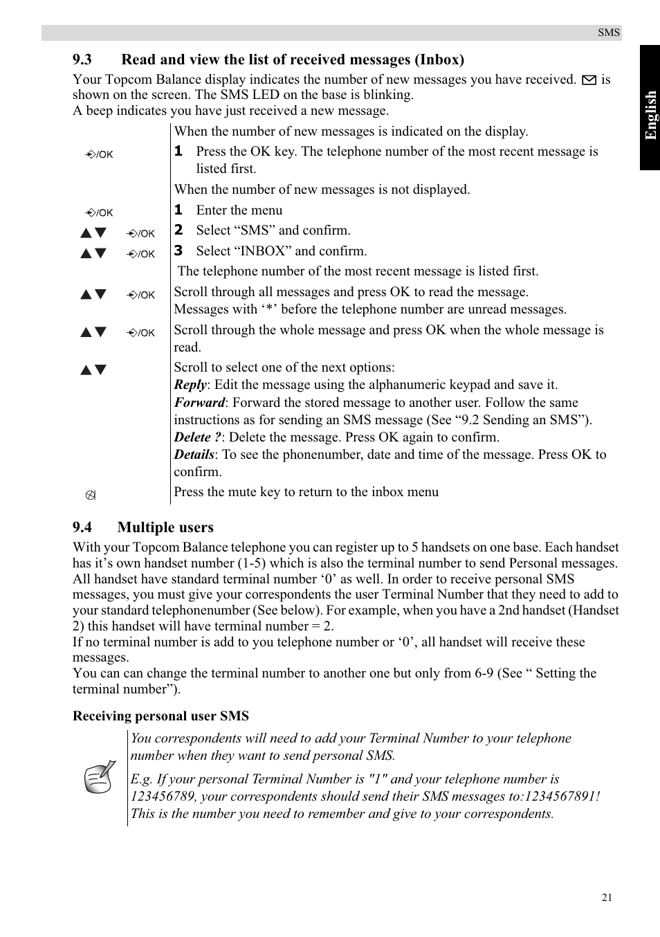 Topcom Balance User Manual | Page 21 / 28