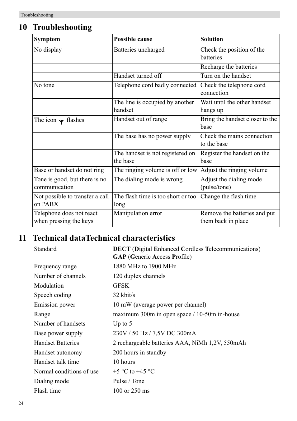 Topcom Balance User Manual | Page 24 / 28