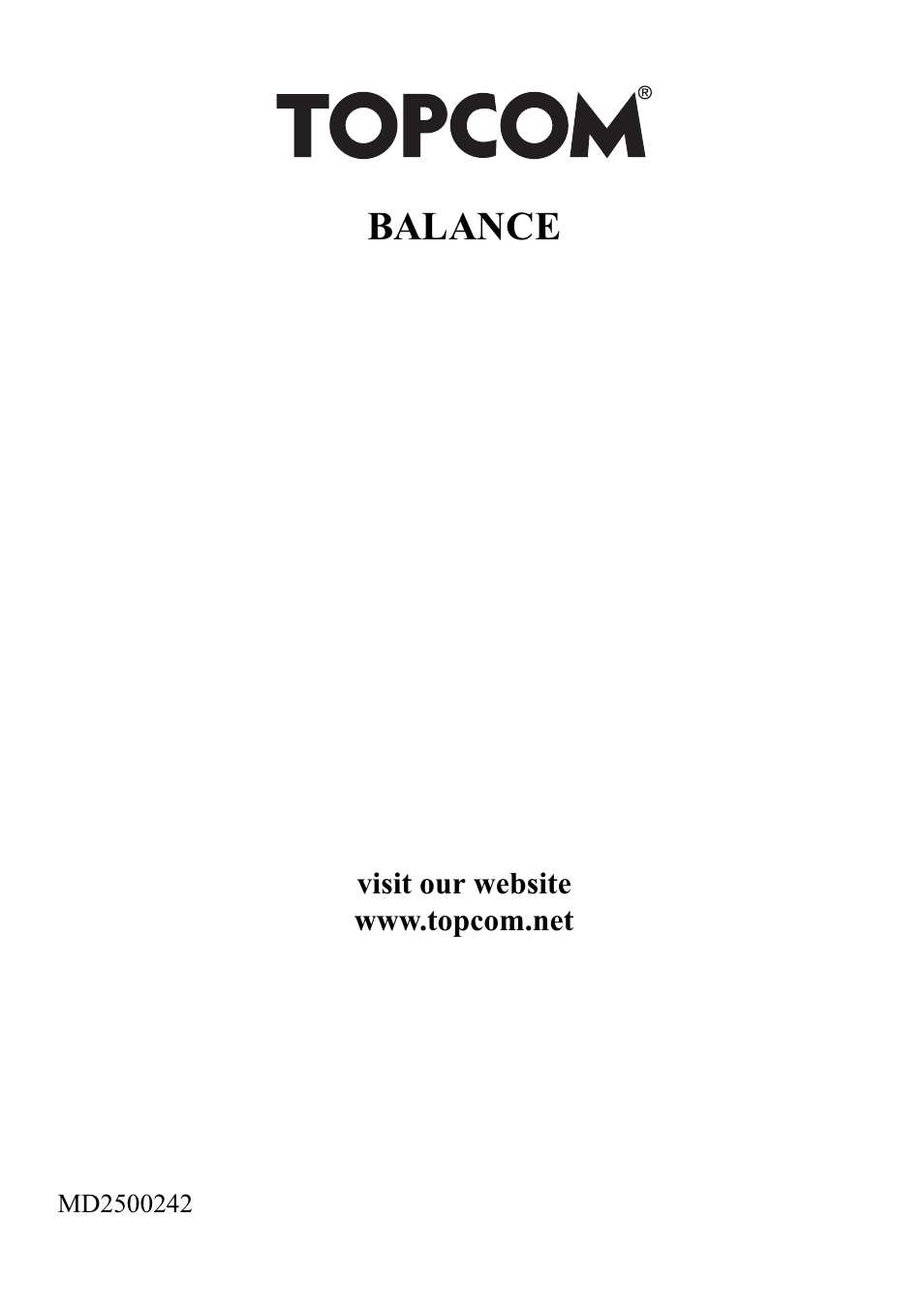 Balance | Topcom Balance User Manual | Page 28 / 28