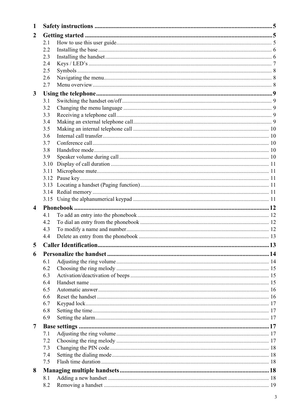 Topcom Balance User Manual | Page 3 / 28