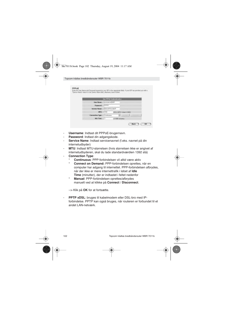 Topcom WBR 7011 B User Manual | Page 102 / 228