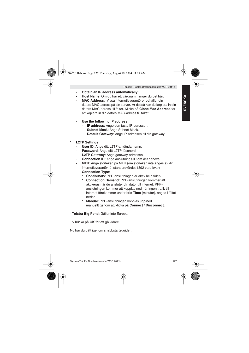 Topcom WBR 7011 B User Manual | Page 127 / 228