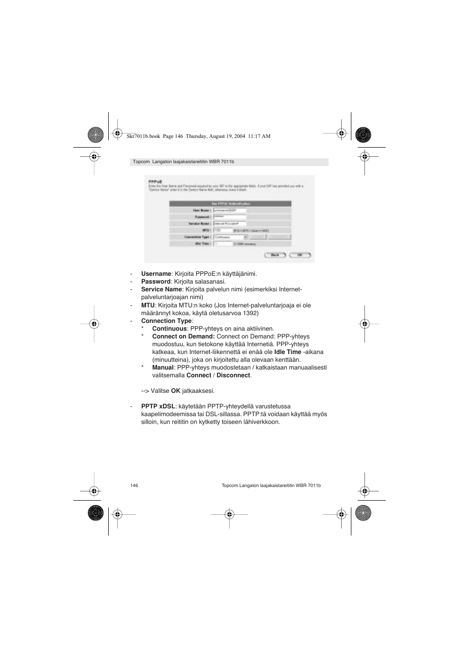 Topcom WBR 7011 B User Manual | Page 146 / 228