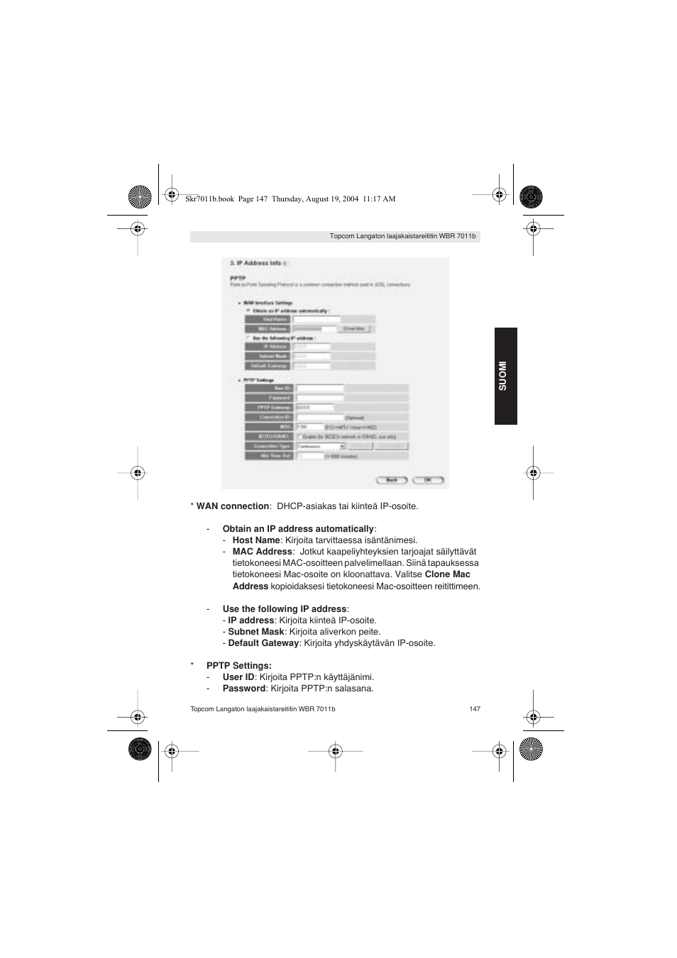 Topcom WBR 7011 B User Manual | Page 147 / 228