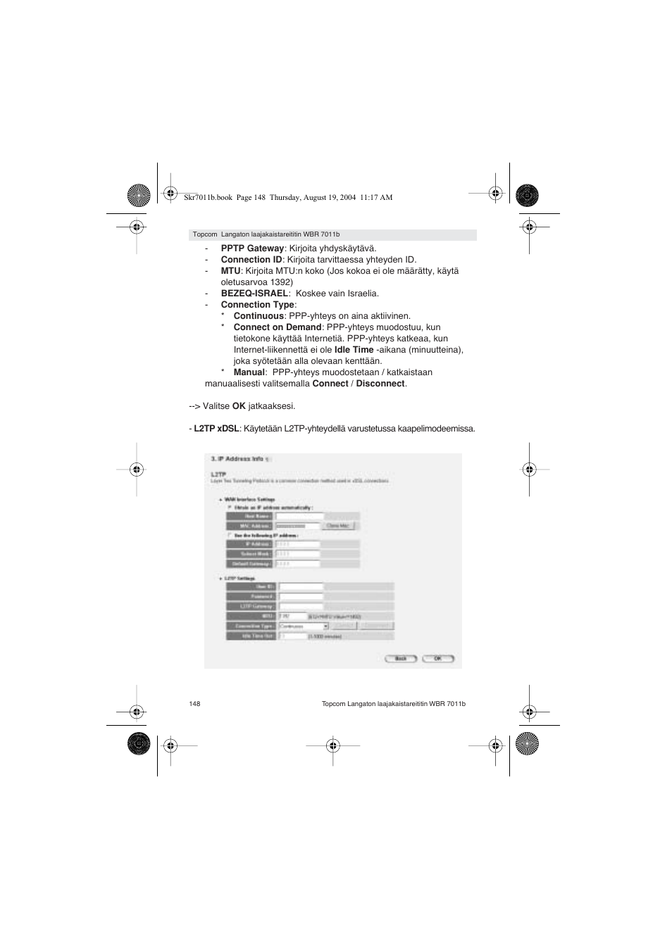 Topcom WBR 7011 B User Manual | Page 148 / 228