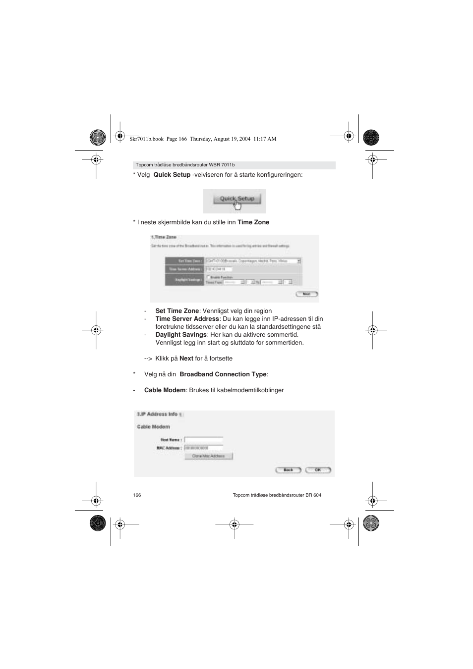 Topcom WBR 7011 B User Manual | Page 166 / 228