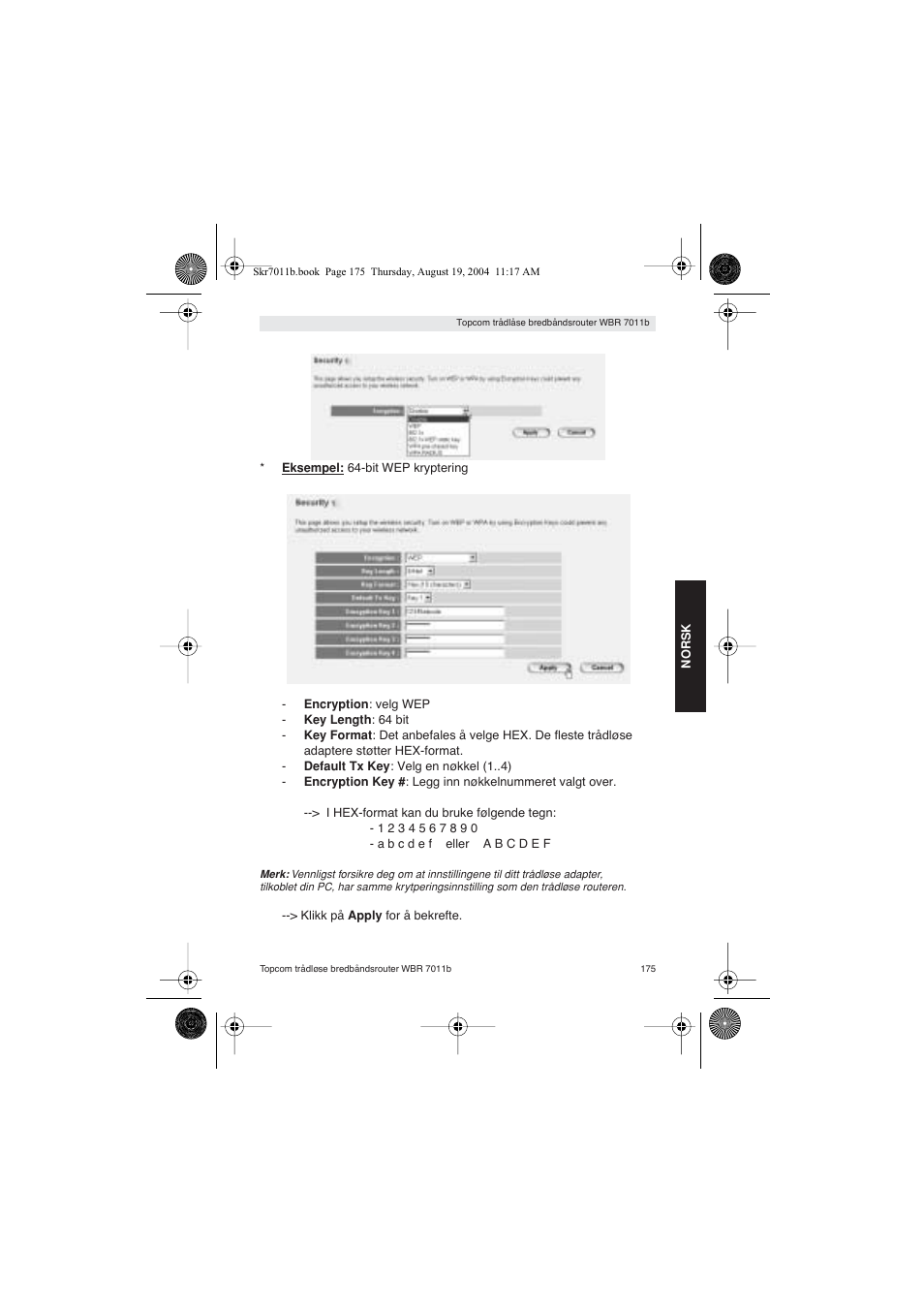 Topcom WBR 7011 B User Manual | Page 175 / 228