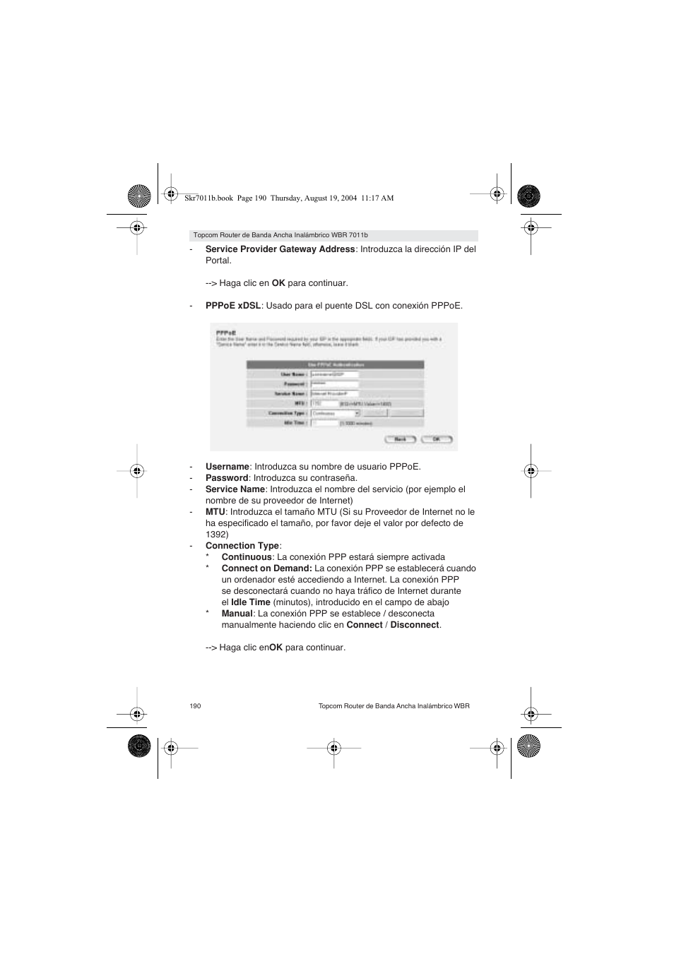 Topcom WBR 7011 B User Manual | Page 190 / 228