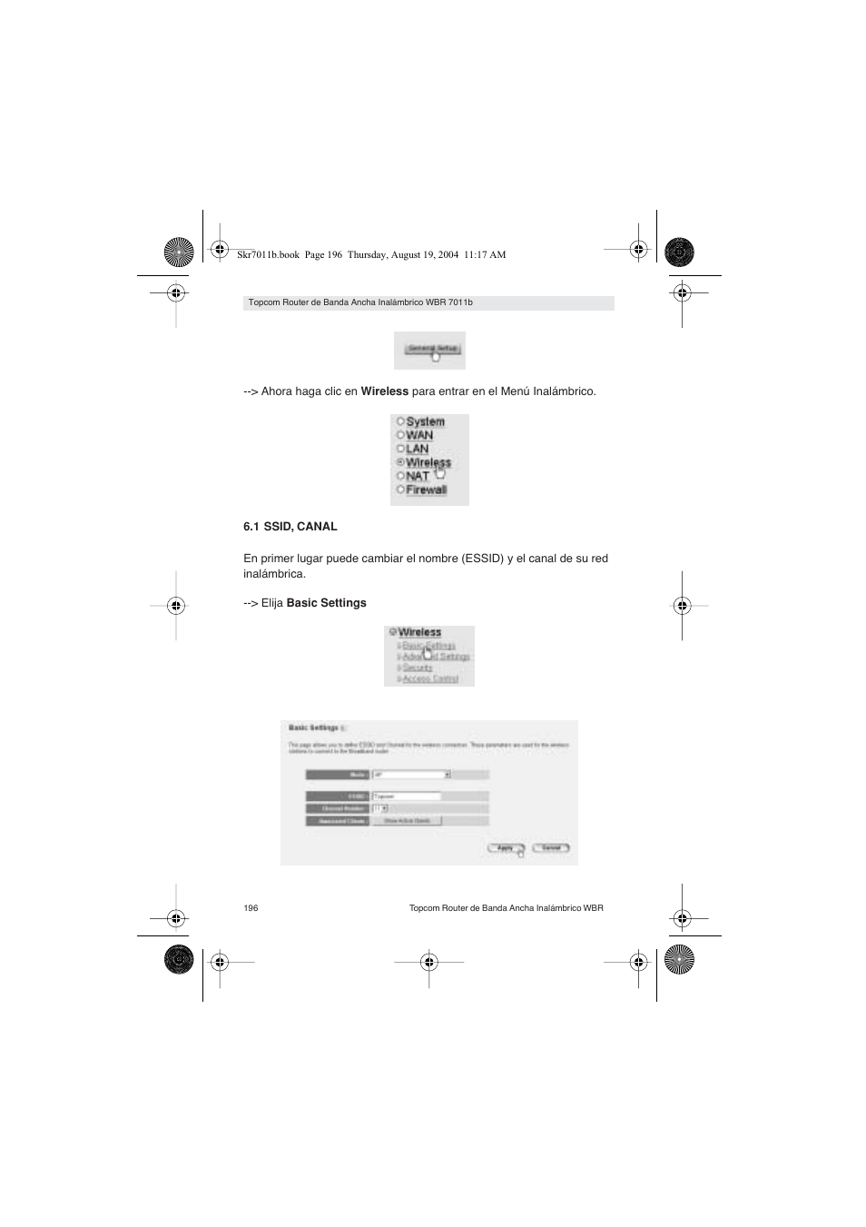 Topcom WBR 7011 B User Manual | Page 196 / 228