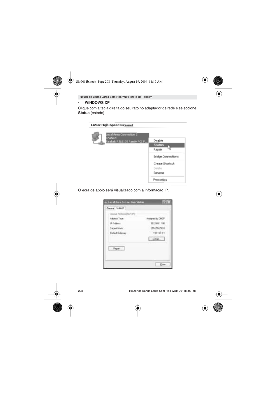 Topcom WBR 7011 B User Manual | Page 208 / 228