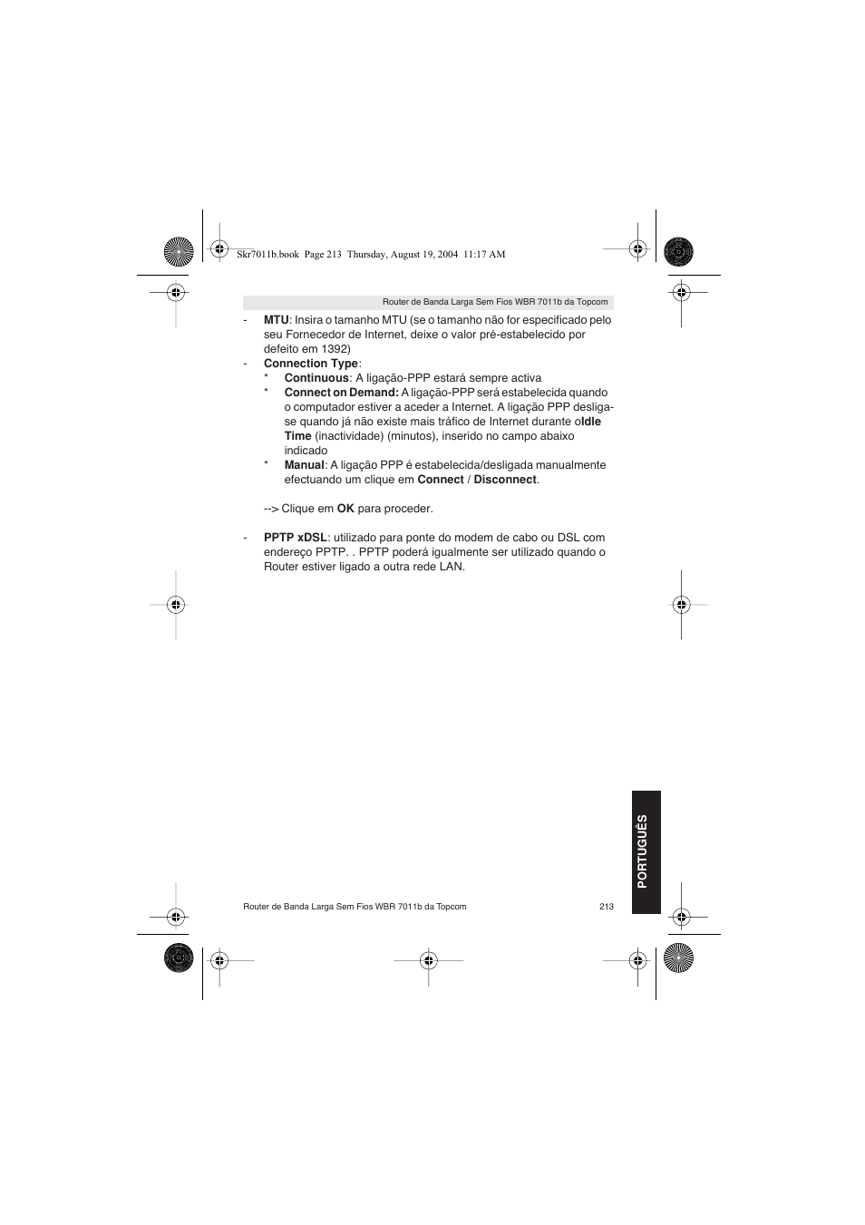 Topcom WBR 7011 B User Manual | Page 213 / 228