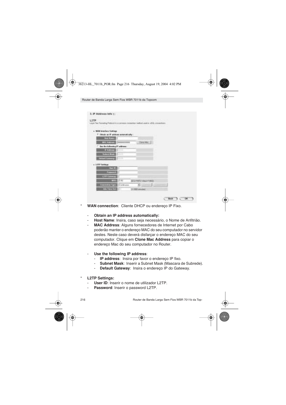 Topcom WBR 7011 B User Manual | Page 216 / 228