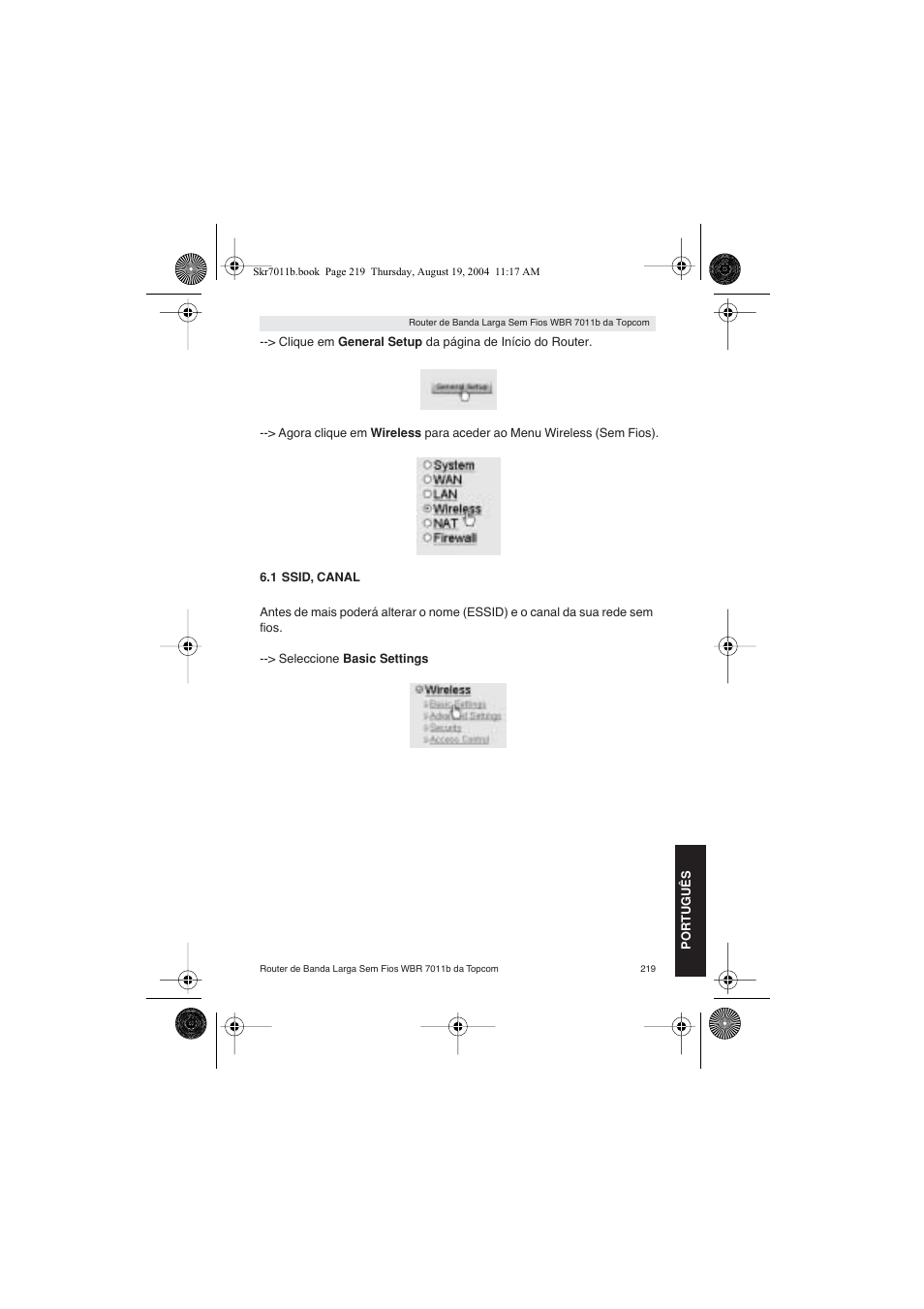 Topcom WBR 7011 B User Manual | Page 219 / 228