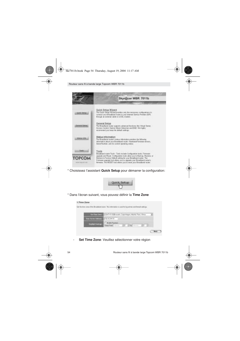 Topcom WBR 7011 B User Manual | Page 54 / 228