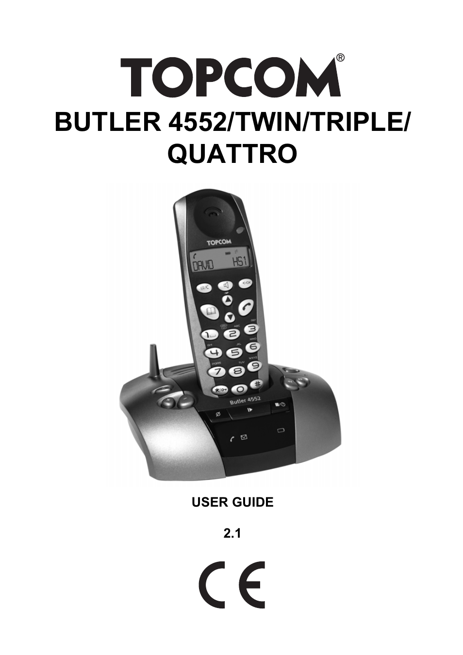 Topcom BUTLER 4552 User Manual | 32 pages
