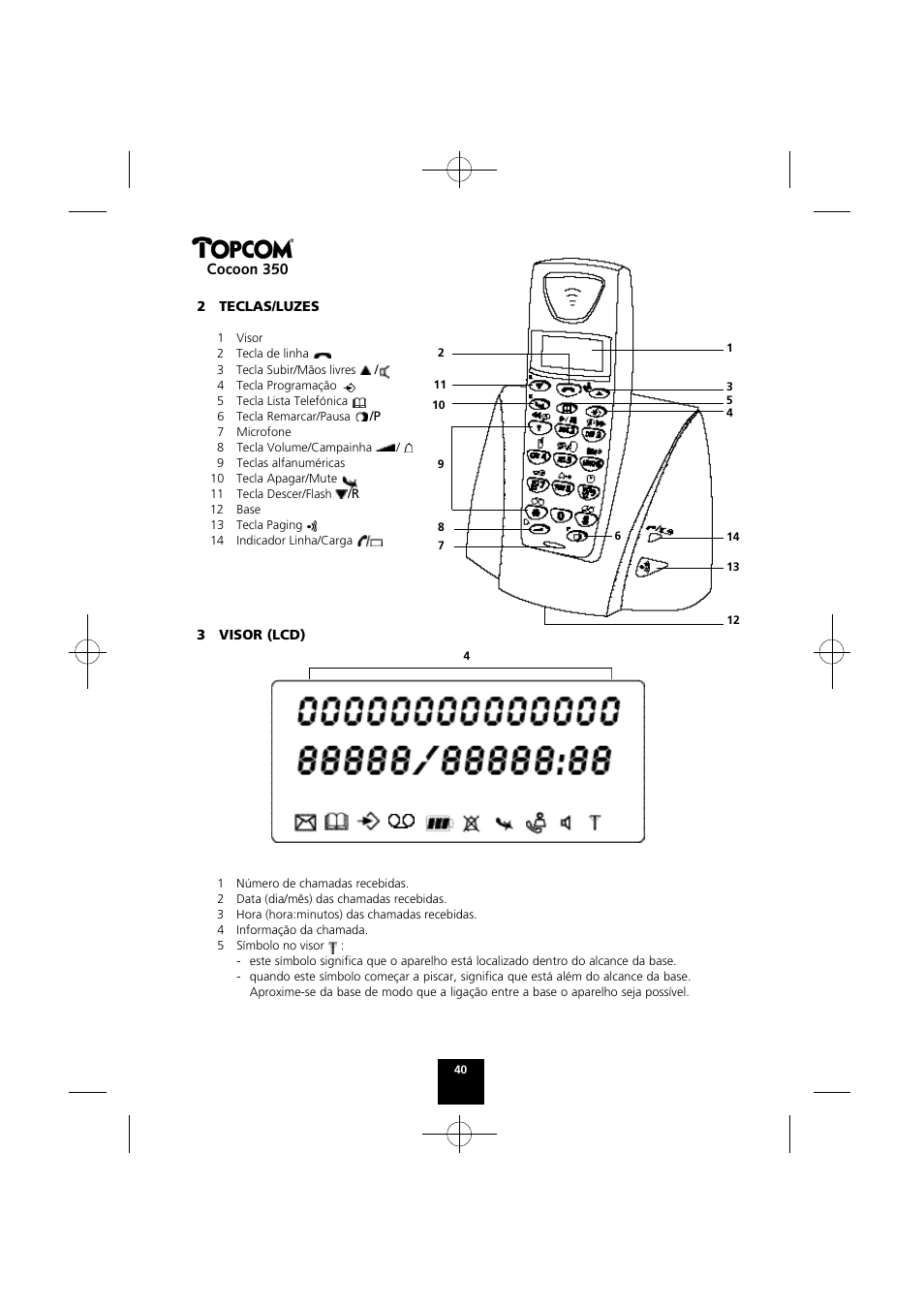 Cocoon 350 | Topcom Cocoon 350 User Manual | Page 39 / 103