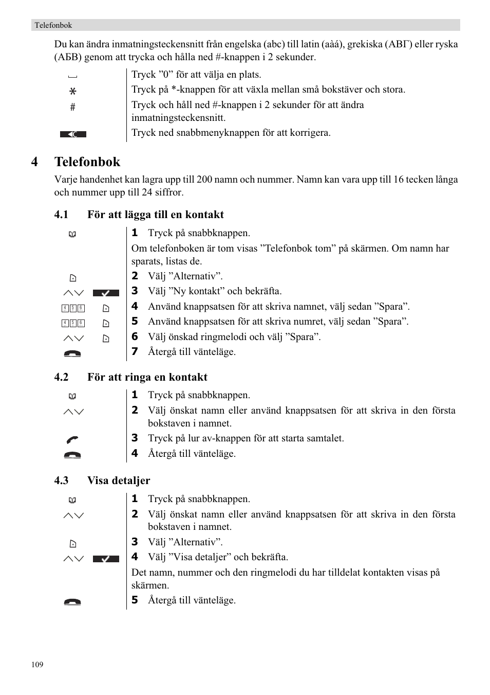 4telefonbok | Topcom BUTLER 5710 User Manual | Page 126 / 220